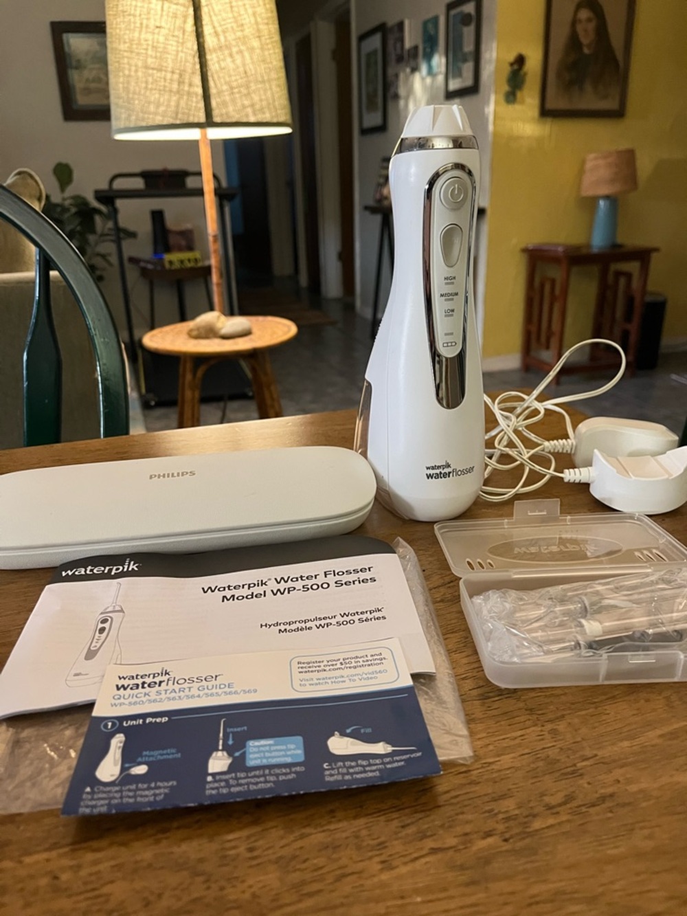 Waterpik White Water Flosser - WP-500 Series Cordless.
